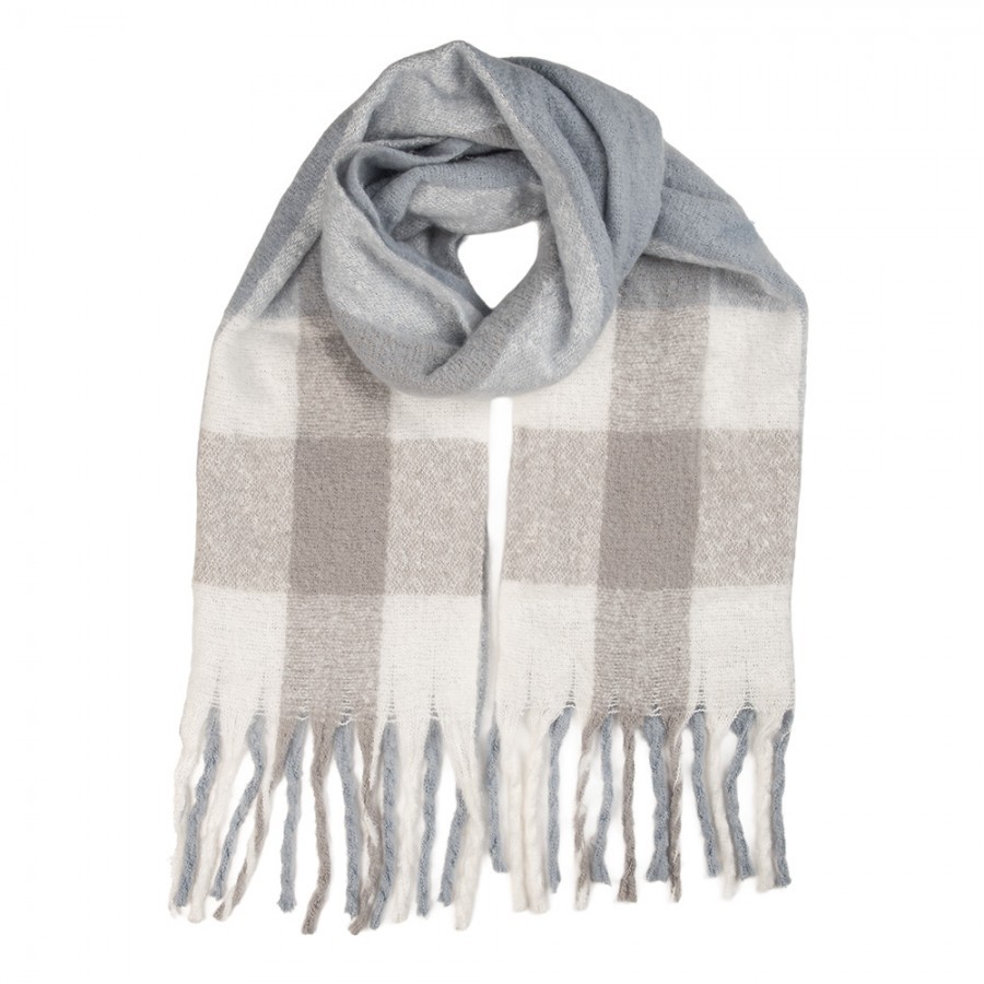 Winter Scarf Women 50x210 Cm Grey Textile - 50*210 cm