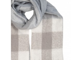 Winter Scarf Women 50x210 Cm Grey Textile - 50*210 cm
