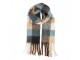 Winter Scarf Women 38x200 Cm Beige Textile - 38*200 cm Clayre & Eef