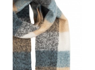 Winter Scarf Women 38x200 Cm Beige Textile - 38*200 cm