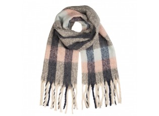 Winter Scarf Women 50x210 Cm Blue Textile - 50*210 cm