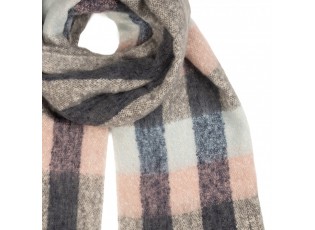 Winter Scarf Women 50x210 Cm Blue Textile - 50*210 cm