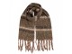 Winter Scarf Women 50x210 Cm Brown Textile - 50*210 cm Clayre & Eef