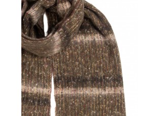 Winter Scarf Women 50x210 Cm Brown Textile - 50*210 cm