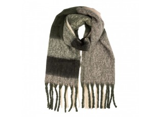 Winter Scarf Women 50x210 Cm Black Textile - 50*210 cm
