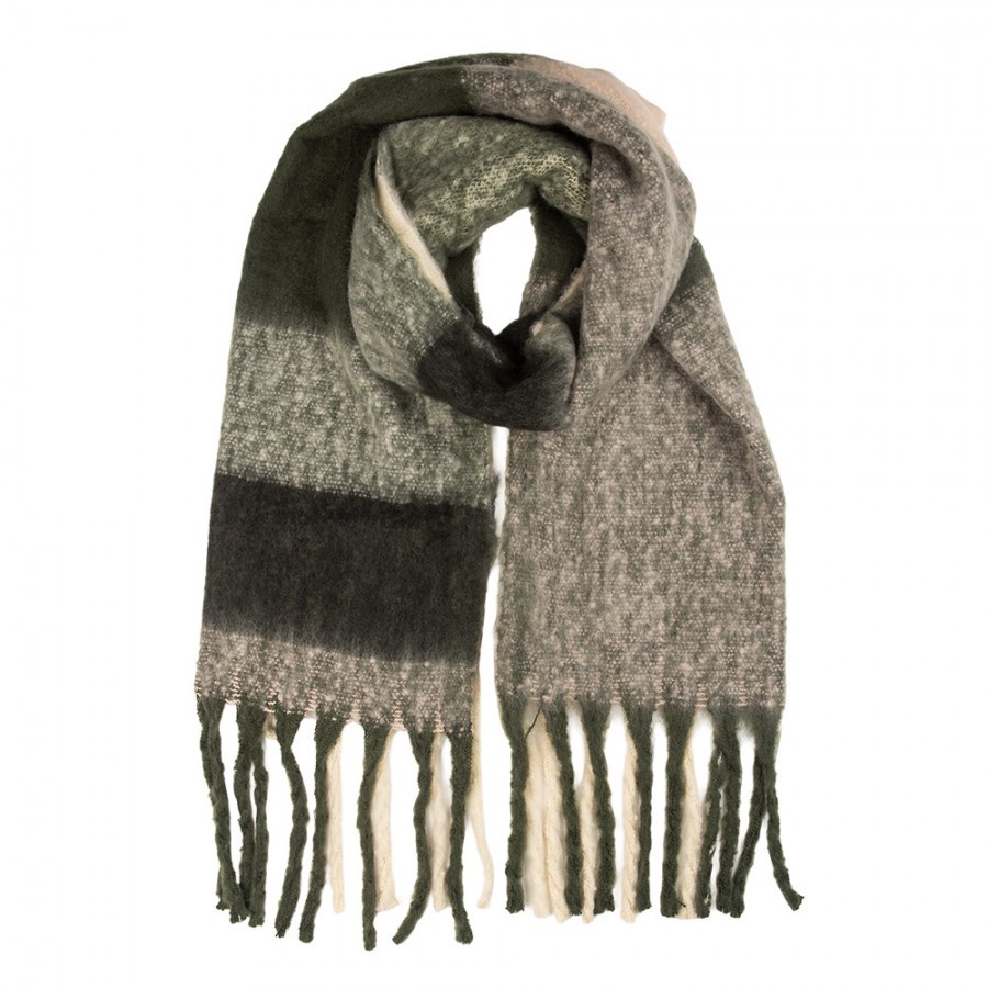 Winter Scarf Women 50x210 Cm Black Textile - 50*210 cm