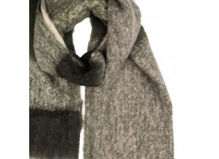Winter Scarf Women 50x210 Cm Black Textile - 50*210 cm
