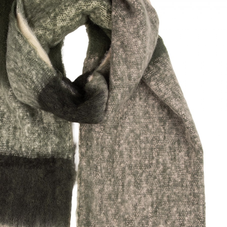 Winter Scarf Women 50x210 Cm Black Textile - 50*210 cm Clayre & Eef Winter Scarf Women 50x210 Cm Black Textile - 50*210 cm Clayre & Eef