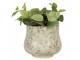 Planter ? 21x17 Cm Beige Ceramic Flowers - ? 21*17 cm Clayre & Eef