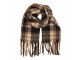 Winter Scarf Women 50x210 Cm Brown Textile - 50*210 cm Clayre & Eef
