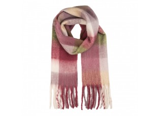 Winter Scarf Women 38x200 Cm Purple Textile - 38*200 cm