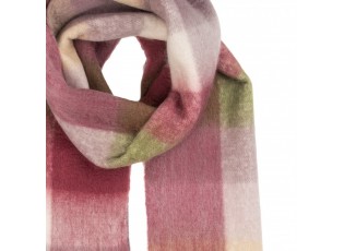 Winter Scarf Women 38x200 Cm Purple Textile - 38*200 cm