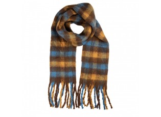 Winter Scarf Women 38x190 Cm Yellow Textile - 38*190 cm