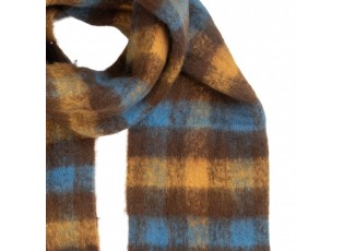 Winter Scarf Women 38x190 Cm Yellow Textile - 38*190 cm