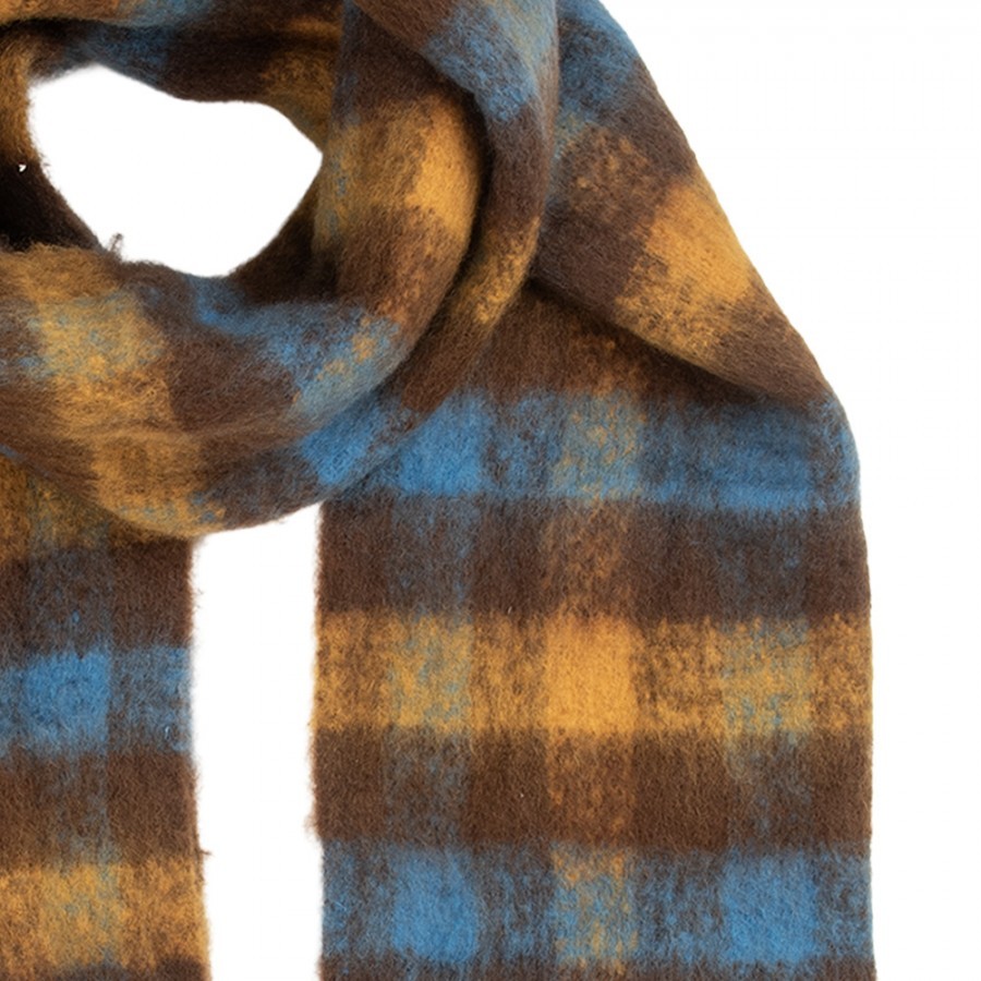 Winter Scarf Women 38x190 Cm Yellow Textile - 38*190 cm Clayre & Eef Winter Scarf Women 38x190 Cm Yellow Textile - 38*190 cm Clayre & Eef