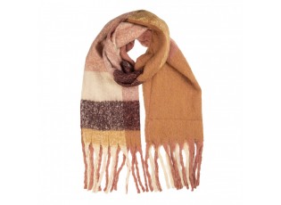 Winter Scarf Women 50x210 Cm Pink Textile - 50*210 cm
