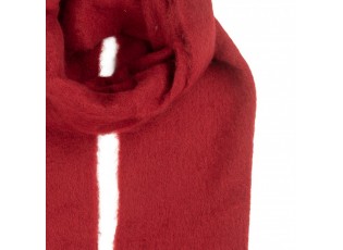 Winter Scarf Women 40x190 Cm Red Textile - 40*190 cm