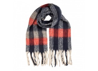 Winter Scarf Women 50x210 Cm Red Textile - 50*210 cm