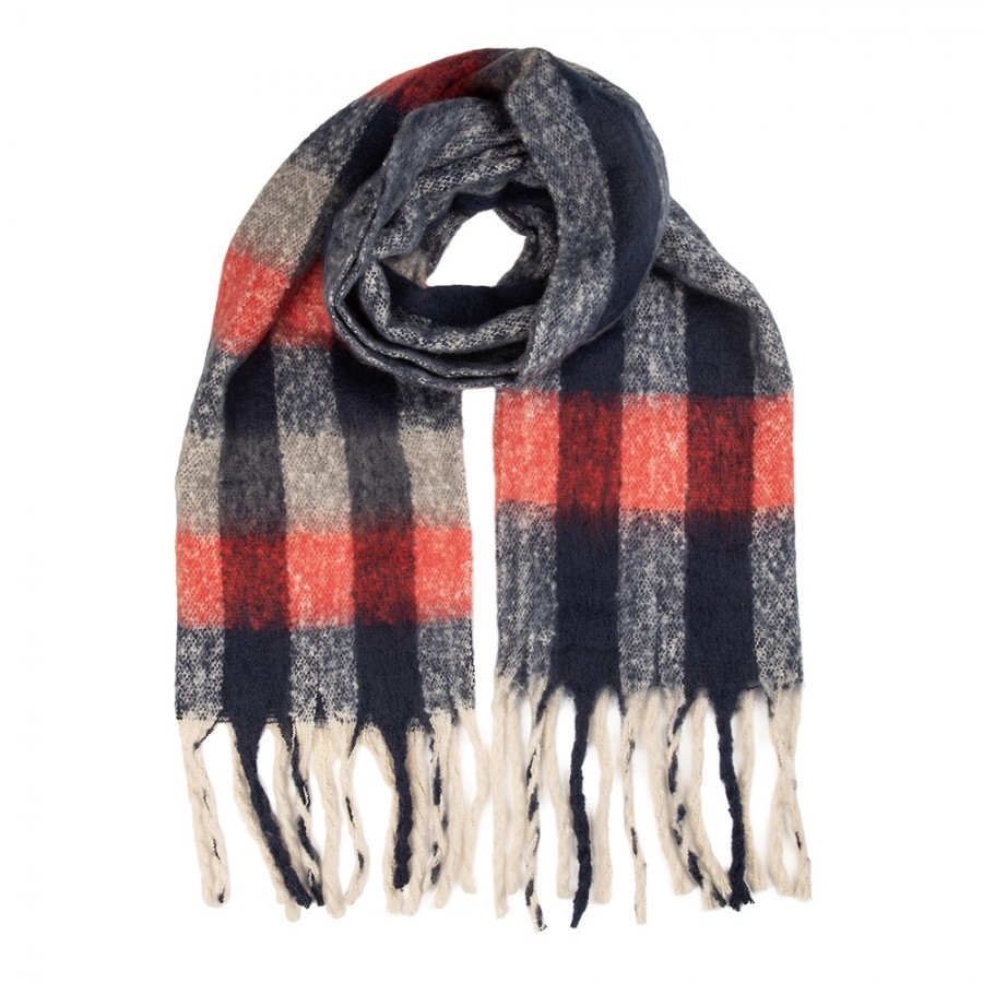 Winter Scarf Women 50x210 Cm Red Textile - 50*210 cm