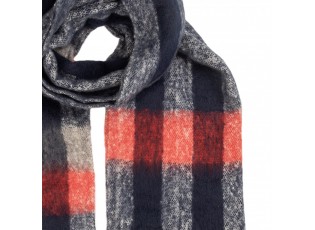Winter Scarf Women 50x210 Cm Red Textile - 50*210 cm