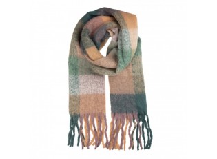 Winter Scarf Women 38x200 Cm Green Textile - 38*200 cm
