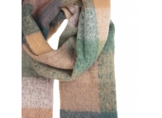 Winter Scarf Women 38x200 Cm Green Textile - 38*200 cm