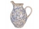 Keramický džbán s modrými květy Henria M - 21*16*24 cm Clayre & Eef
