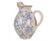 Keramický džbán s modrými květy Henria M - 21*16*24 cm Clayre & Eef