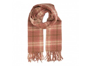 Winter Scarf Women 50x210 Cm Pink Textile - 50*210 cm