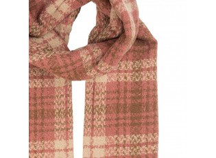 Winter Scarf Women 50x210 Cm Pink Textile - 50*210 cm
