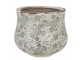 Planter ? 18x15 Cm Green Ceramic Flowers - ? 18*15 cm Clayre & Eef