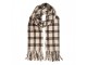 Winter Scarf Women 50x210 Cm Brown Textile - 50*210 cm Clayre & Eef