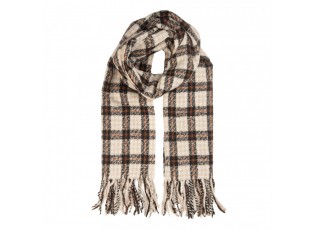 Winter Scarf Women 50x210 Cm Brown Textile - 50*210 cm