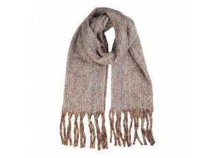 Winter Scarf Women 50x210 Cm Grey Textile - 50*210 cm