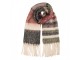 Winter Scarf Women 50x180 Cm Red Textile - 50*180 cm Clayre & Eef