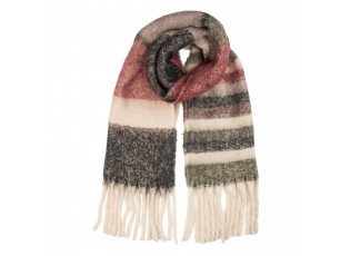 Winter Scarf Women 50x180 Cm Red Textile - 50*180 cm