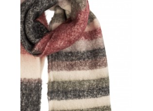 Winter Scarf Women 50x180 Cm Red Textile - 50*180 cm