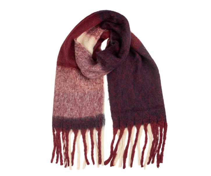 Winter Scarf Women 50x210 Cm Pink Textile - 50*210 cm Clayre & Eef