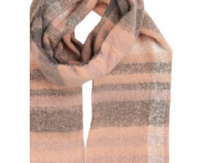 Winter Scarf Women 50x210 Cm Pink Textile - 50*210 cm