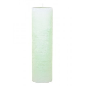 Zelená válcová svíčka Macon Rustic green - Ø 10*35 cm / 210 hodin