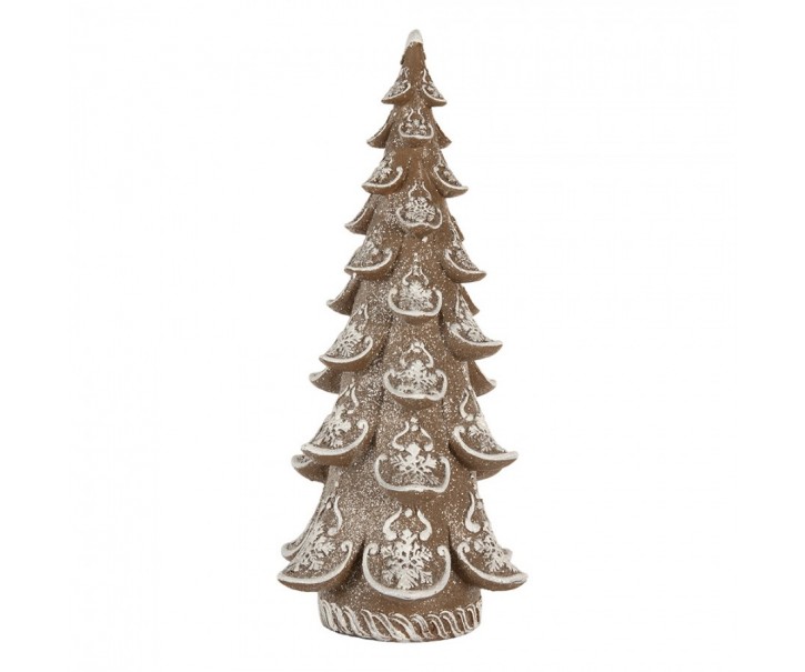 Dekorace vánoční perníkový stromek Gingerbread Tree - 19*19*40 cm Clayre & Eef