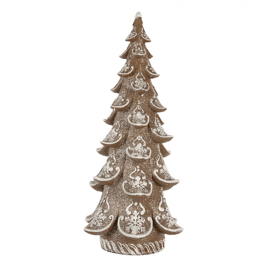 Dekorace vánoční perníkový stromek Gingerbread Tree - 19*19*40 cm