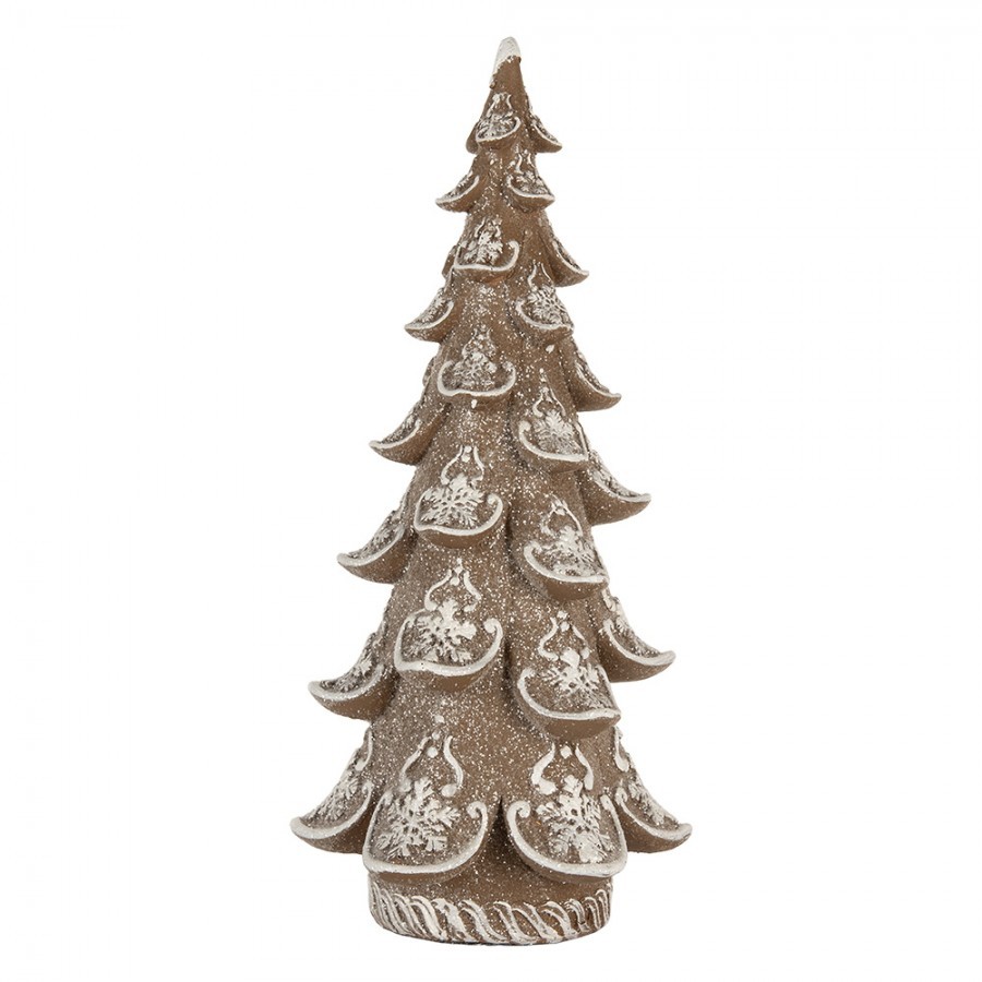 Dekorace vánoční perníkový stromek Gingerbread Tree - 19*19*40 cm