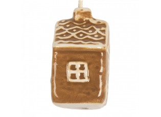 Závěsná ozdoba perníková chaloupka Gingerbread Cott - 4*4*7 cm