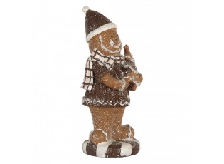 Christmas Decoration Figurine Gingerbread Man 8x8x20 Cm - 8*8*20 cm