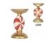 Christmas Decoration With LED Lighting ? 10x16 Cm Gold Colored Plastic Christmas - ? 10*16 cm Clayre & Eef