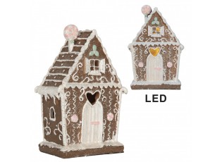 Perníková LED chaloupka Gingerbread Cotti - 14*9*21 cm