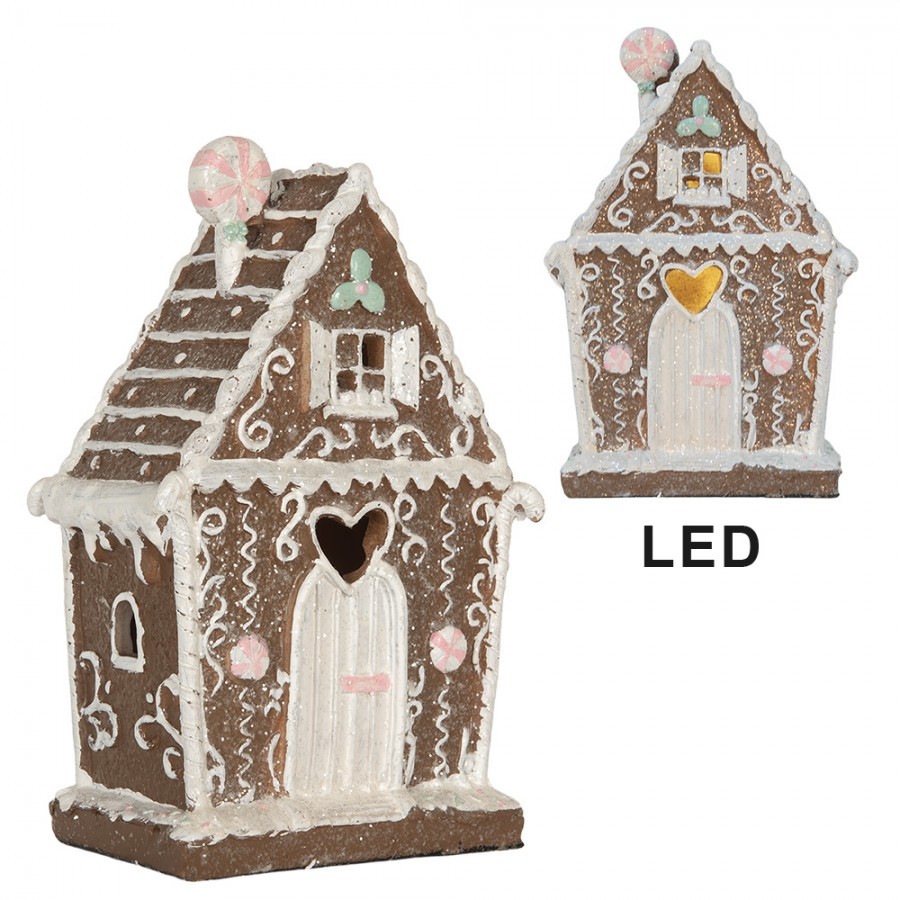 Perníková LED chaloupka Gingerbread Cotti - 14*9*21 cm