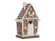Perníková LED chaloupka Gingerbread Cotti - 14*9*21 cm Clayre & Eef