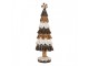 Dekorace cukrový stromek Gingerbread Tree - Ø 12*39 cm Clayre & Eef